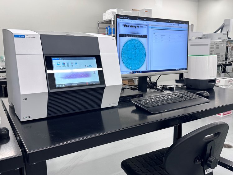 Laboratory equipment at Gateway Labs in Tonkawa